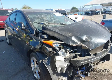 2012 Hyundai Elantra Gls (Ulsan Plant) from USA, damaged, VIN KMHDH4AEXCU382588